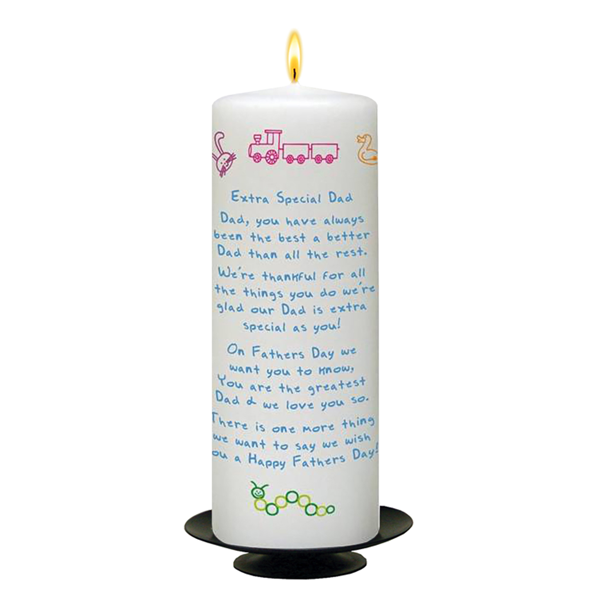 Customised Fathers Day Gift Candle - Fun with Photo