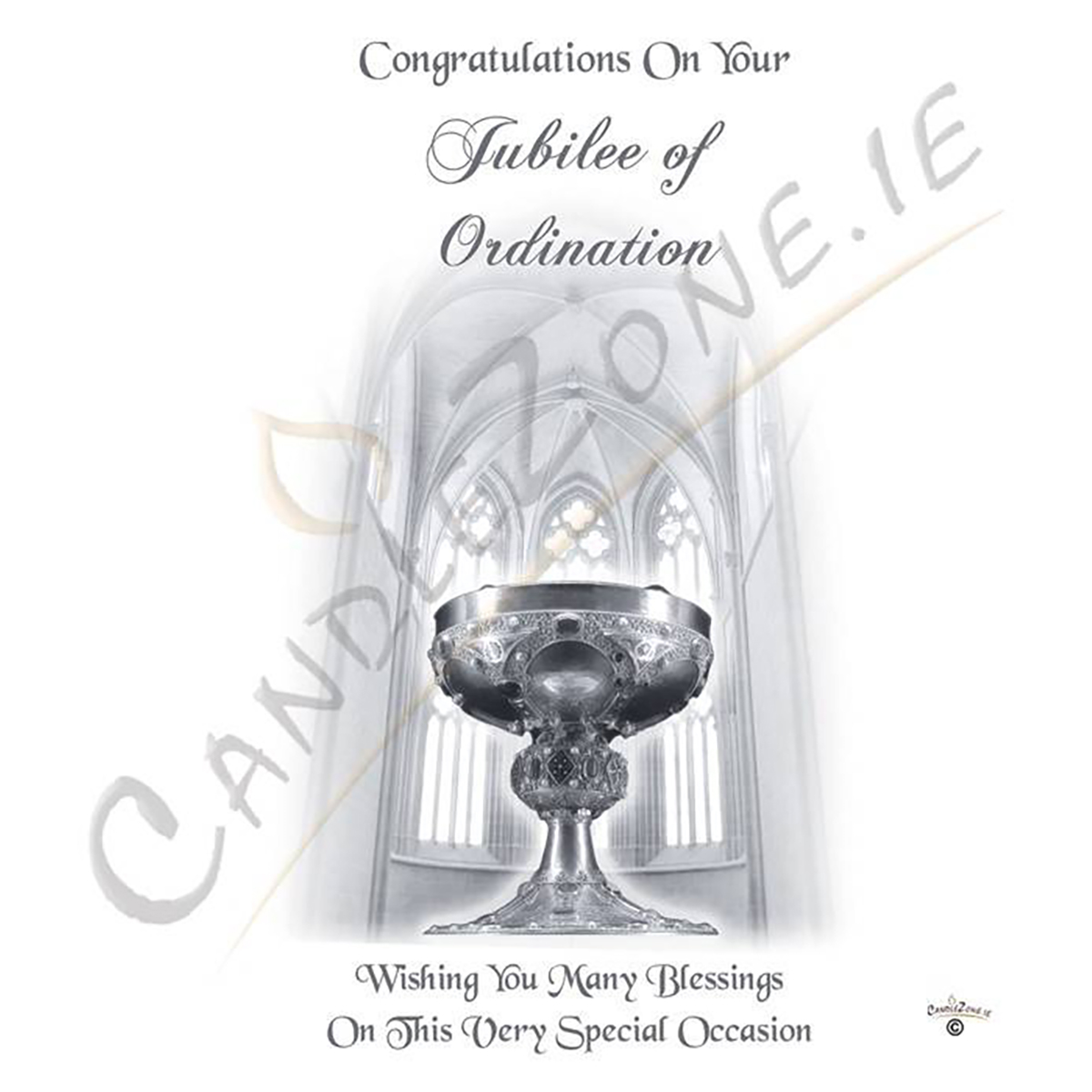 Customised Ordination Candle Gift - Jubilee Ordination (General)