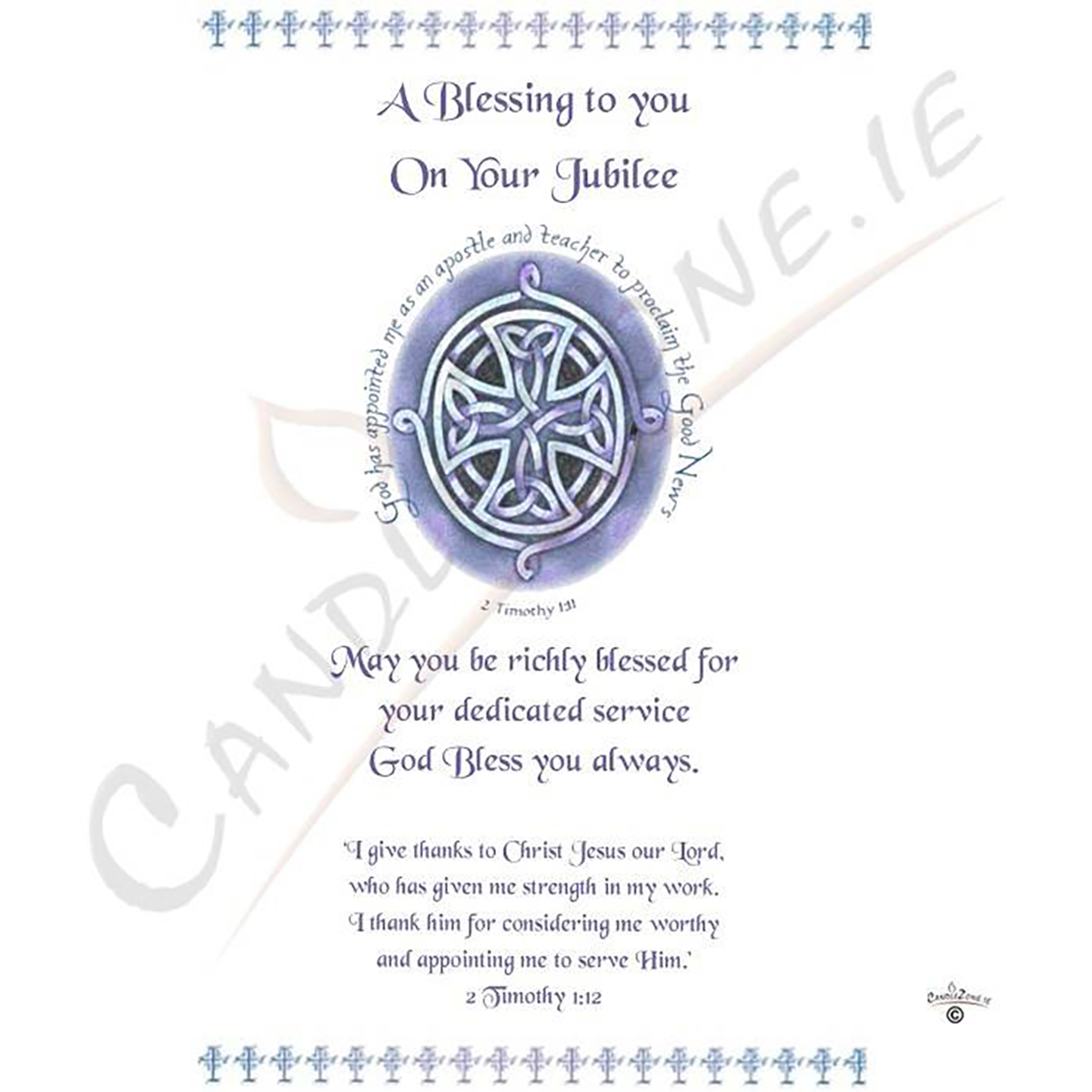 Customised Ordination Candle Gift - Ordination Blessing Candle