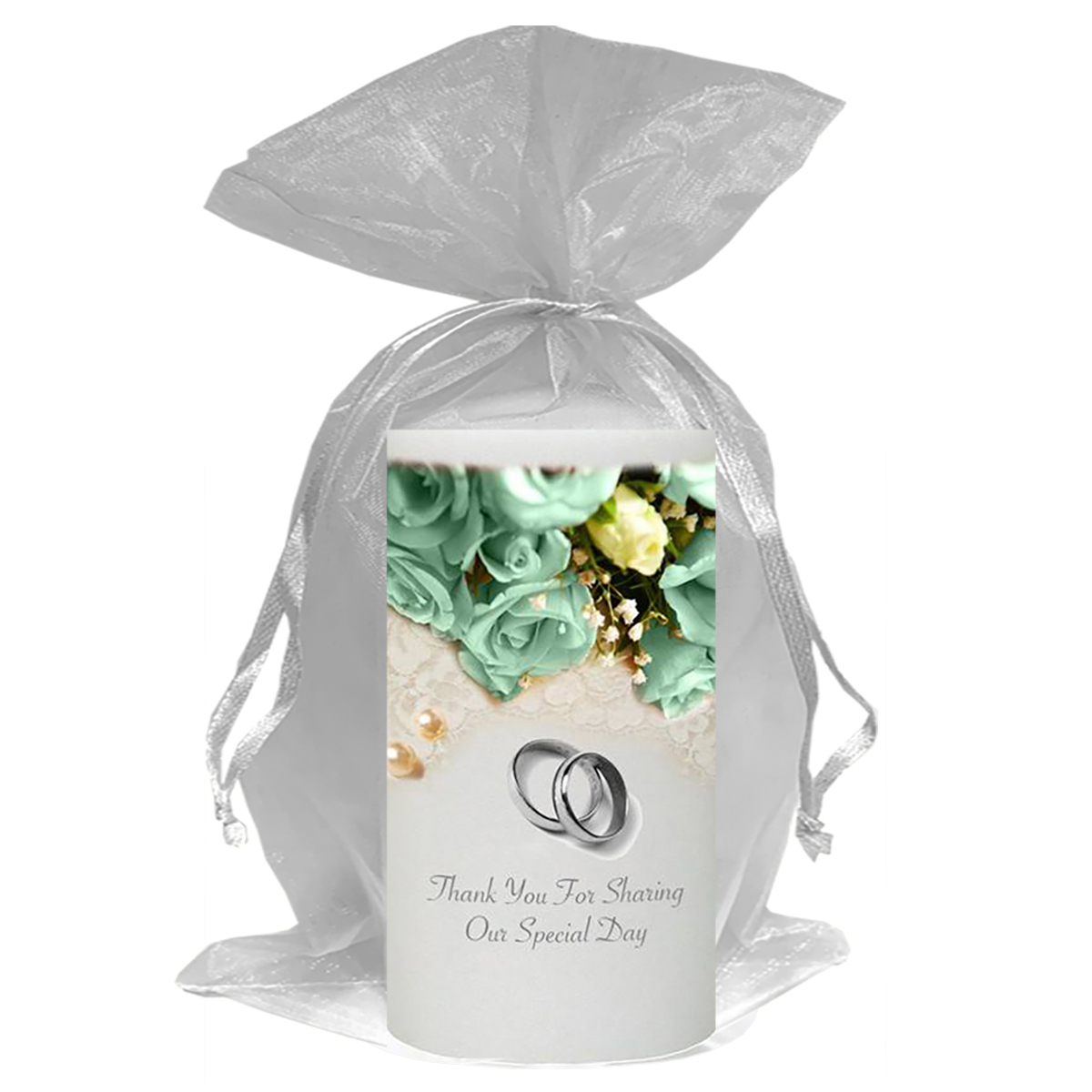 Customised Thank you Wedding Favour - Pearls