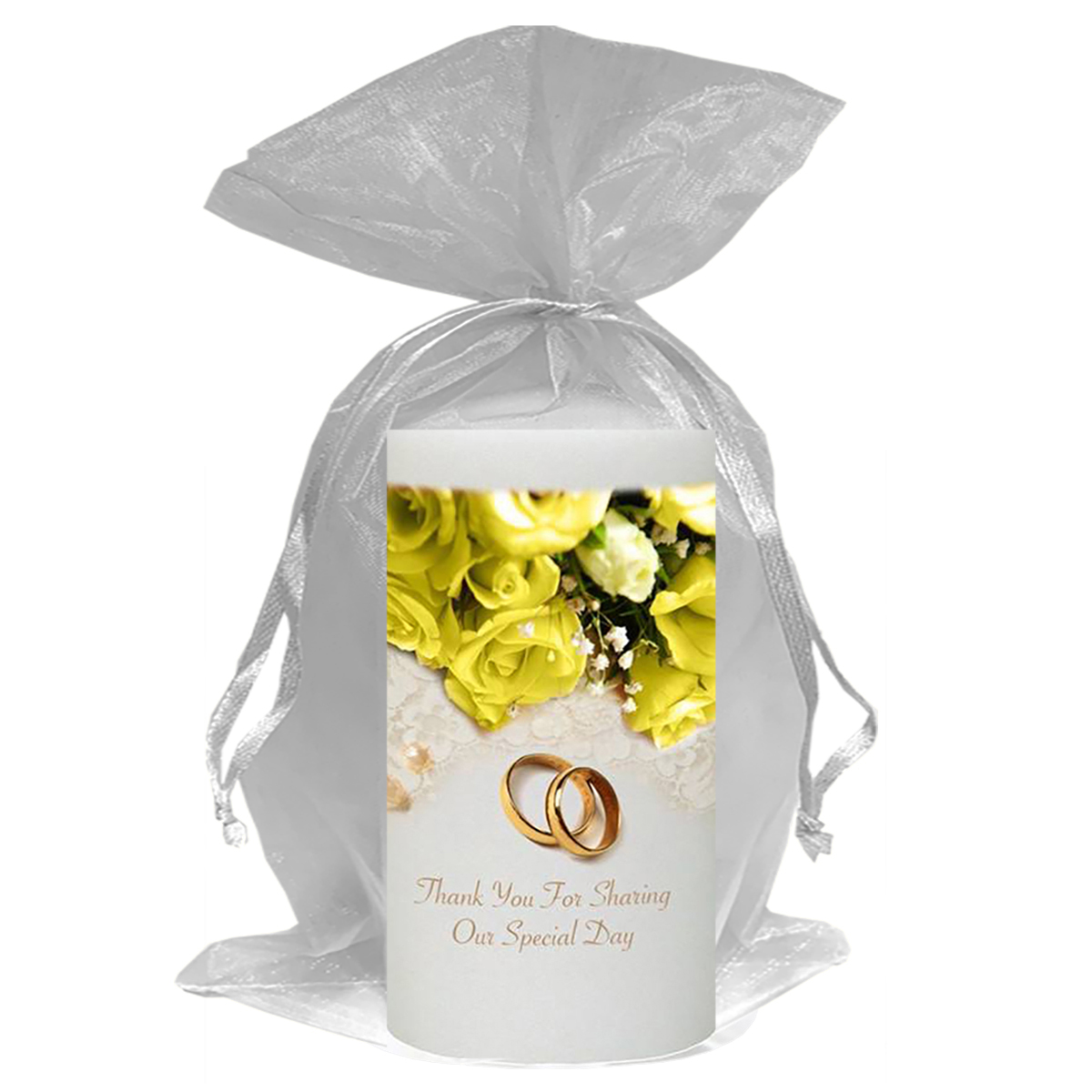 Customised Thank you Wedding Favour - Pearls