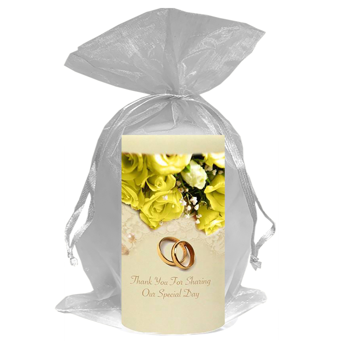 Customised Thank you Wedding Favour - Pearls