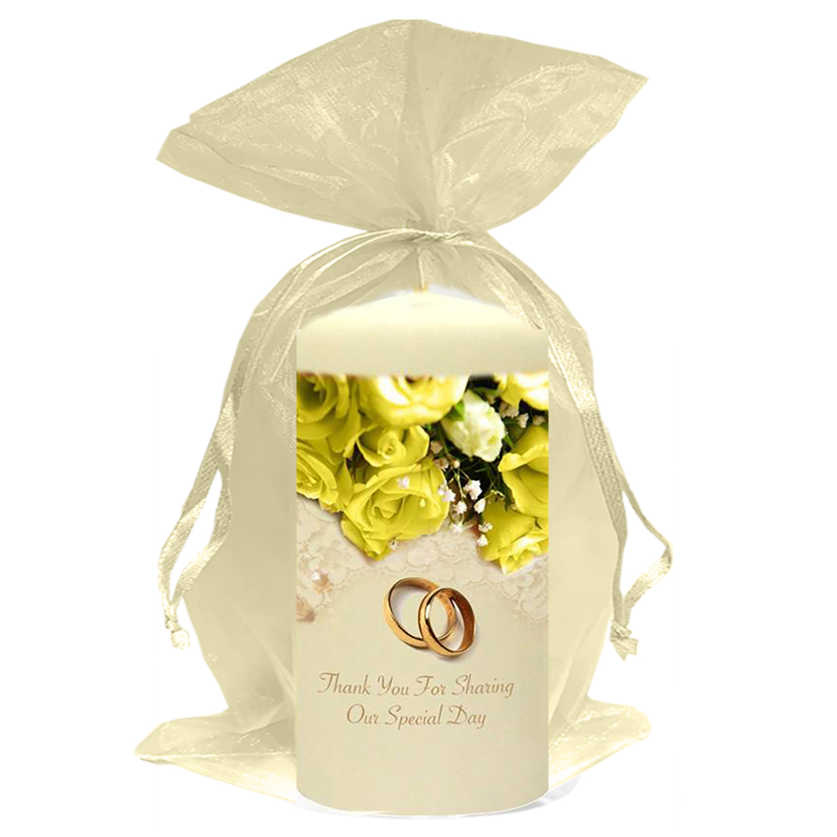 Customised Thank you Wedding Favour - Pearls