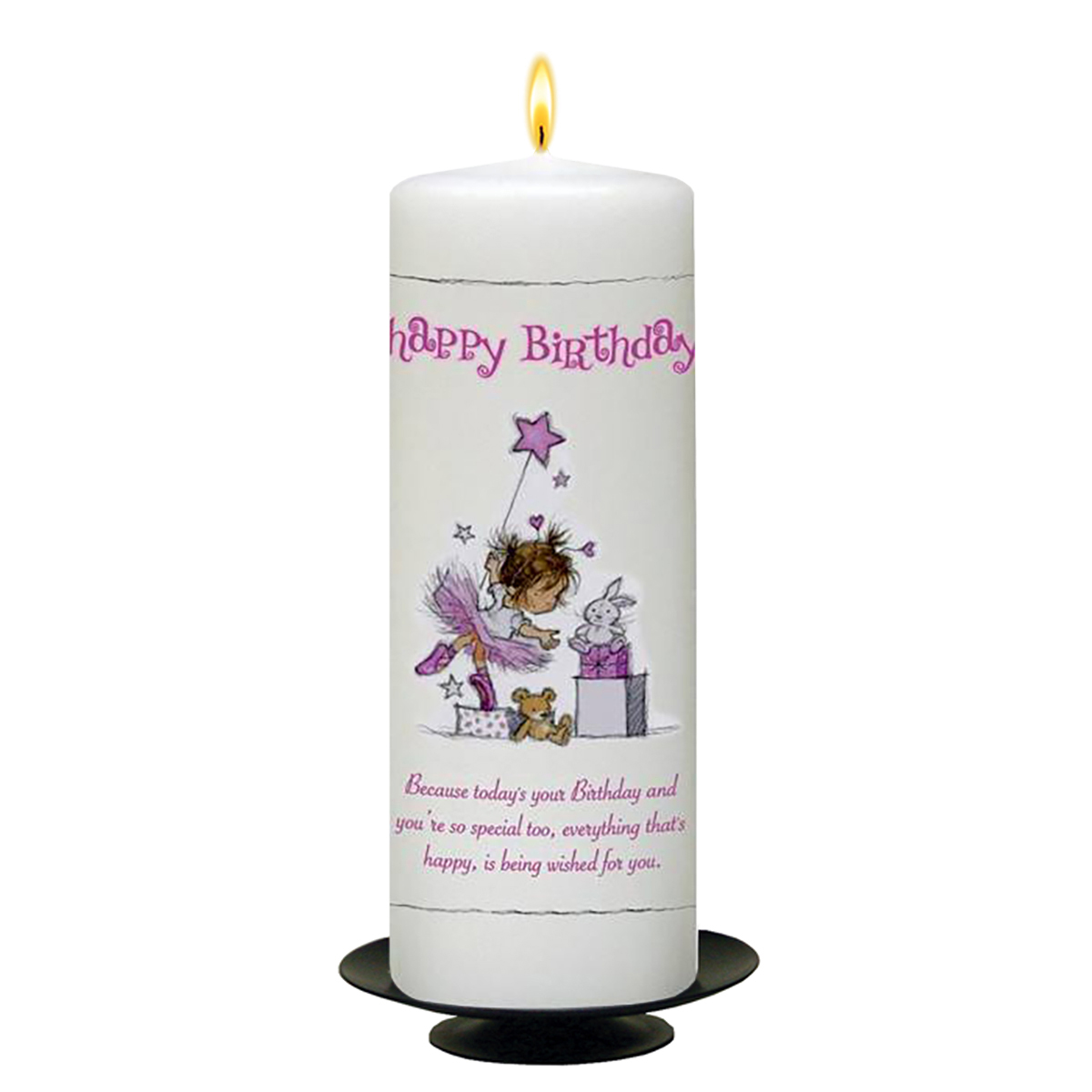 Customised Birthday Candle - Ballerina Fairy